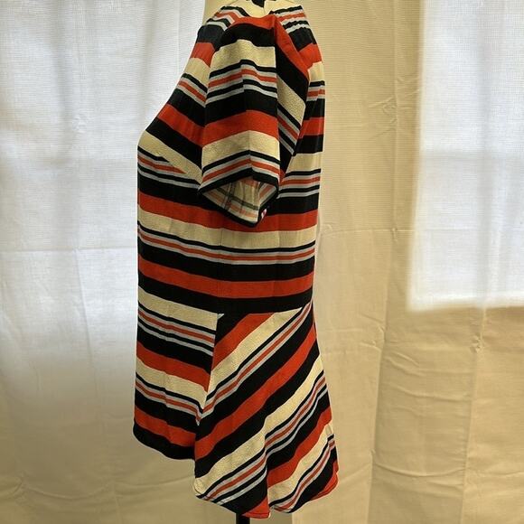 Michael Kors Striped Blouse - Size XS, Vibrant and Stylish - Picture 4 of 9